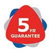 5 Year Guarantee