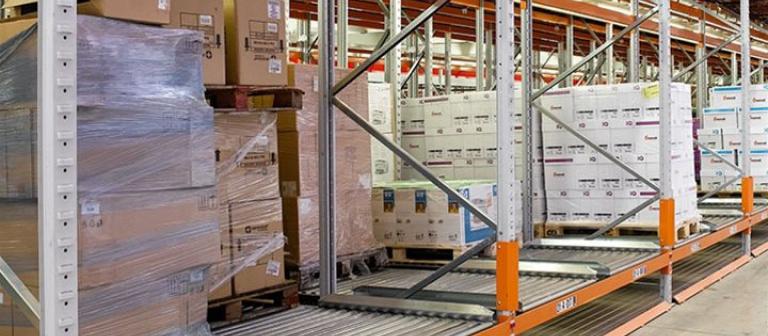 Interroll Pallet Flow System